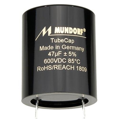 Захранващ кондензатор- Mundorf TubeCap