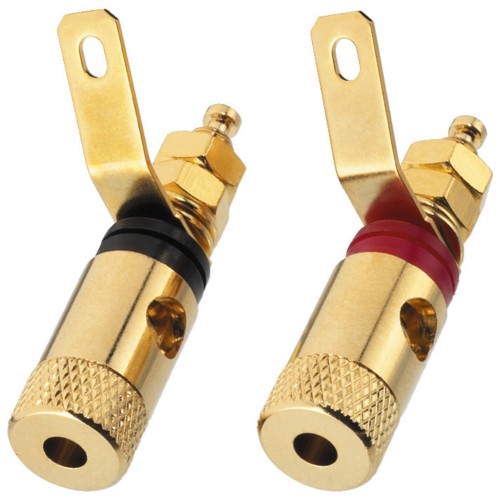 Monacor BP-260G Pair of speaker pole terminals