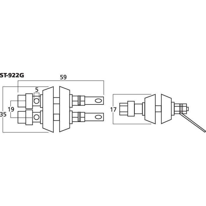 Терминал за устройства Monacor ST-922G