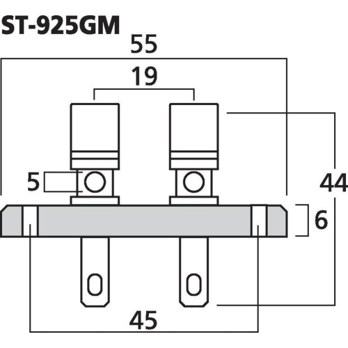 Терминал за говорители Monacor ST-925GM