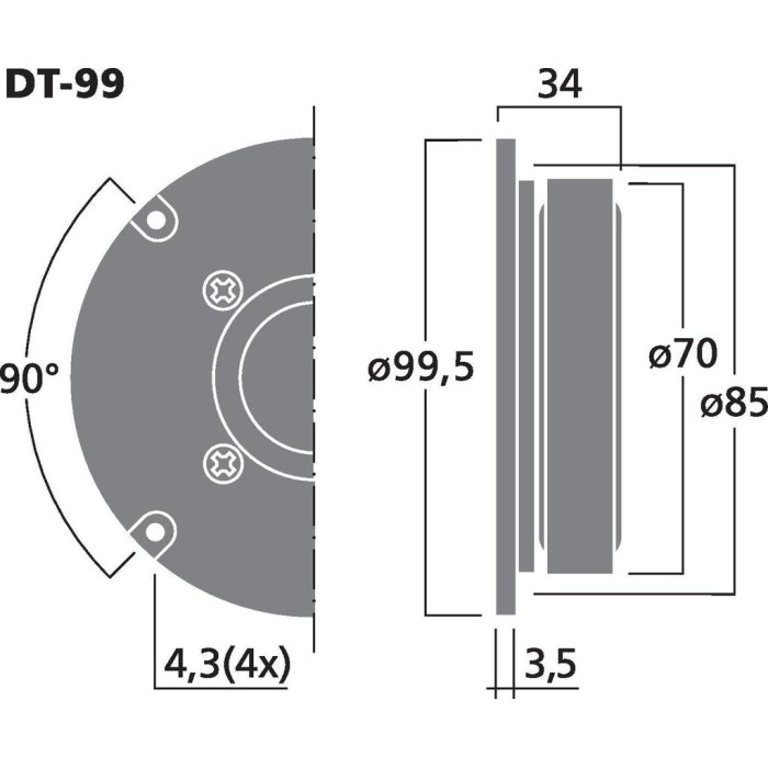Monacor DT-99