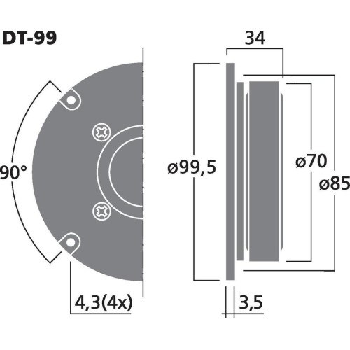 Monacor DT-99