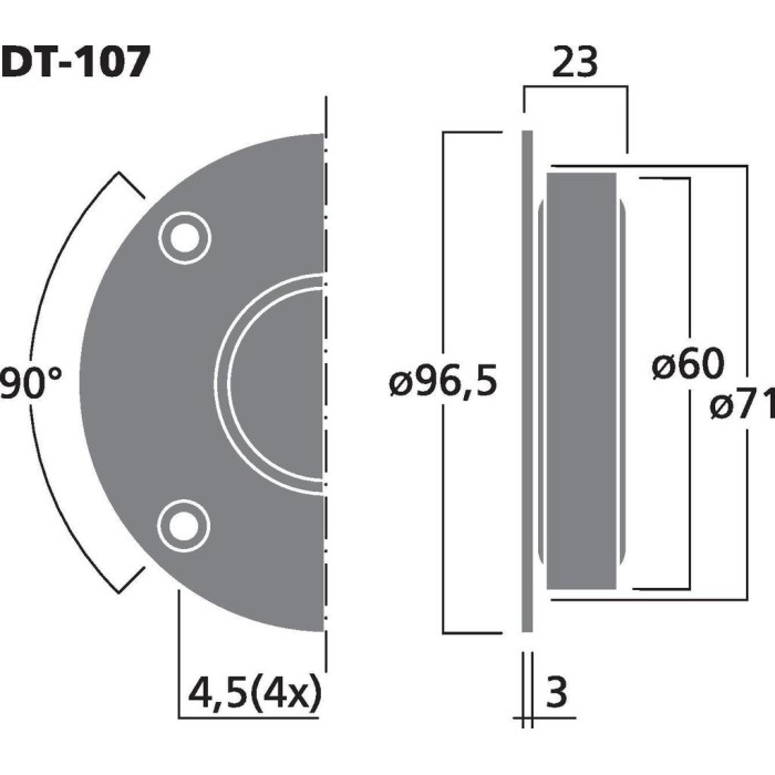 Monacor DT-107