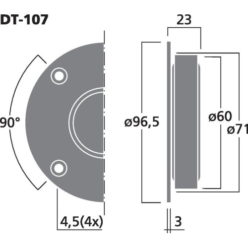 Monacor DT-107