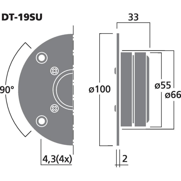 Monacor DT-19SU