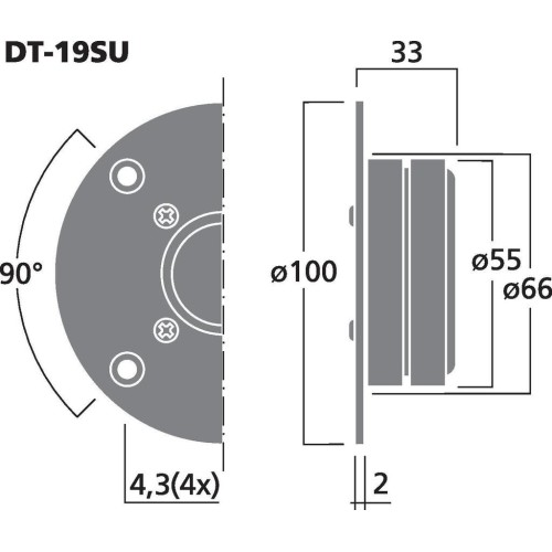 Monacor DT-19SU