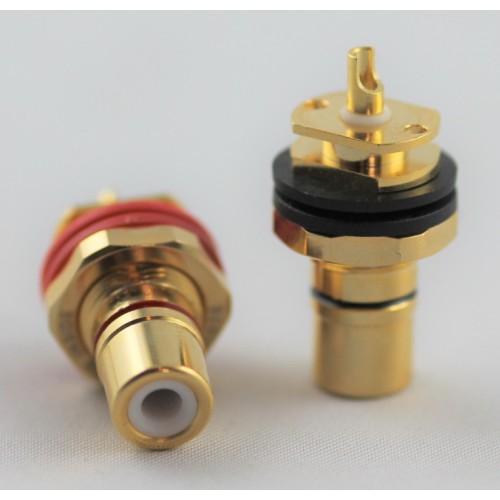 RCA конектор за панел KáCsa RJ-166GT
