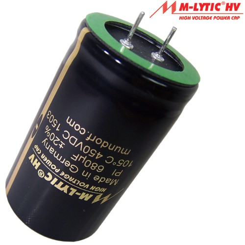Захранващи кондензатори MUNDORF M-Lytic HV 500