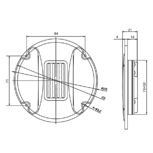 HIVI RT1.3WE Isodynamic Planar Tweeter