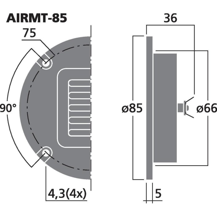 Monacor AIRMT-85