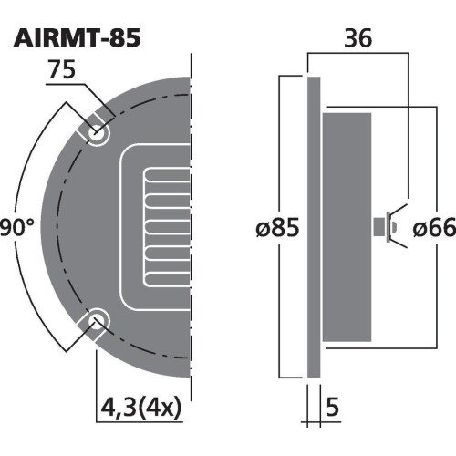 Monacor AIRMT-85
