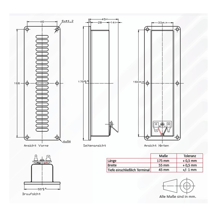 Високочестотен звуков трансформър Mundorf AMT U160W1.1