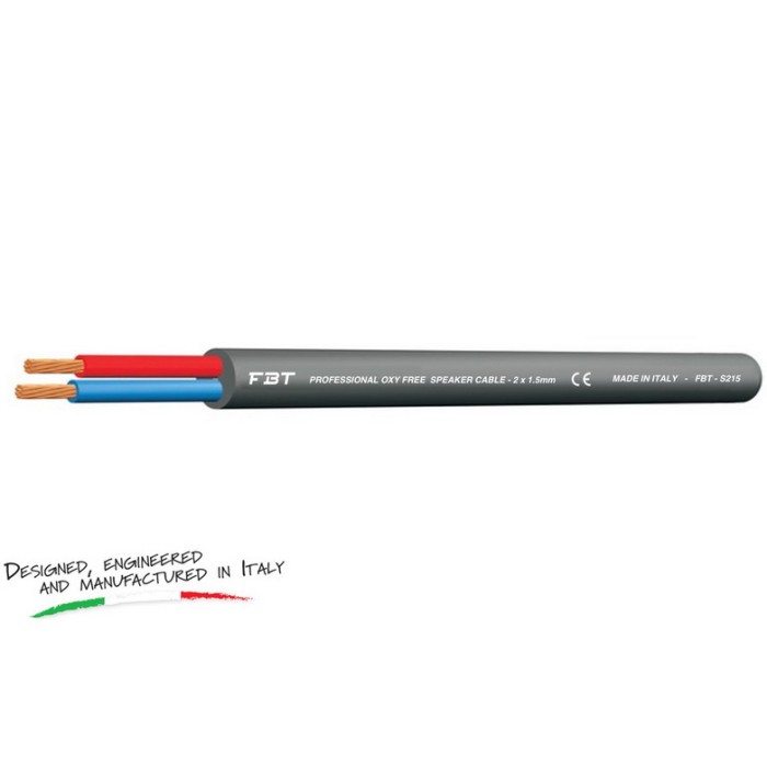 Професионален OFC кабел FBT S215 2x1.50mm2