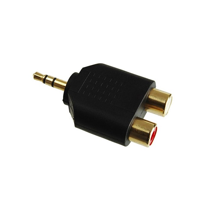 3,5 мм жак към 2xRCA адаптер KáCsa AA-664G
