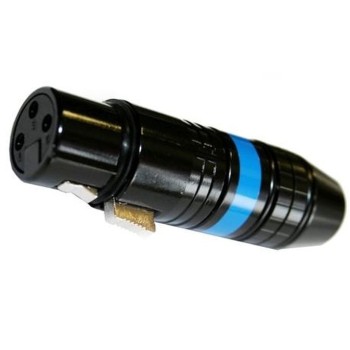Позлатен XLR женски конектор KáCsa MC-946G