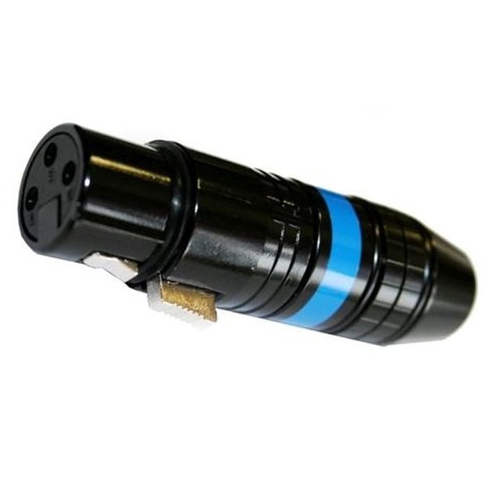 Позлатен XLR женски конектор KáCsa MC-946G