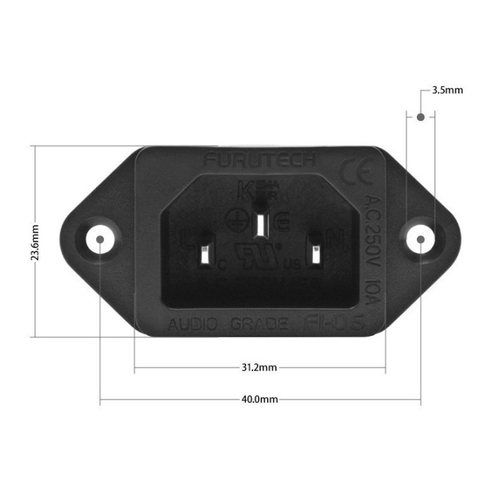 Furutech FI-06NCFR - IEC Inlet
