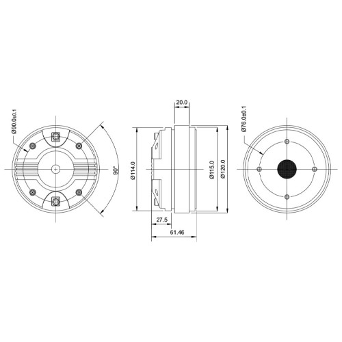 SB Audience BIANCO-44CD-PK Compression Driver