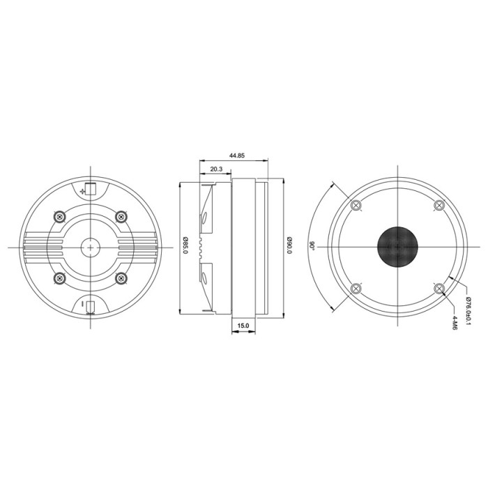 SB Audience BIANCO-34CD-PK Compression Driver