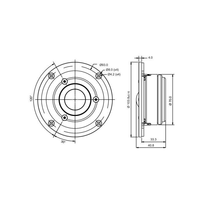 SB Acoustics SB29SDAC-COOO-4
