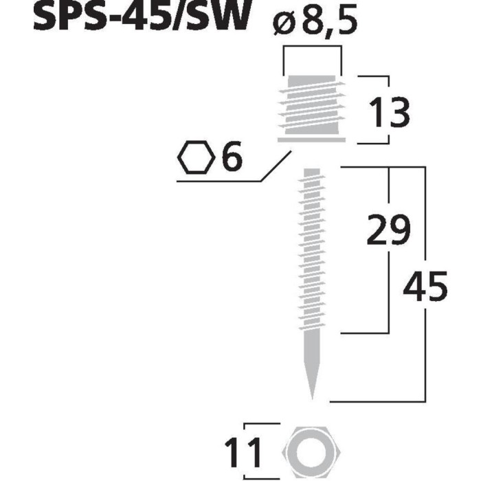 Monacor SPS-45SW