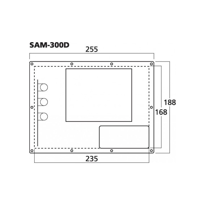 Усилвател за вграждане MONACOR SAM-300D