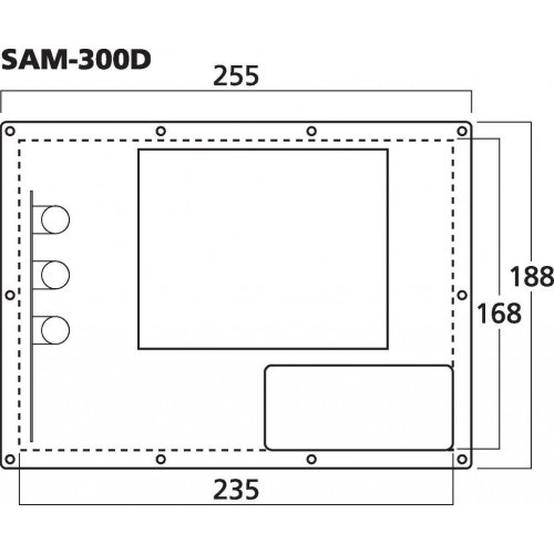 Усилвател за вграждане MONACOR SAM-300D