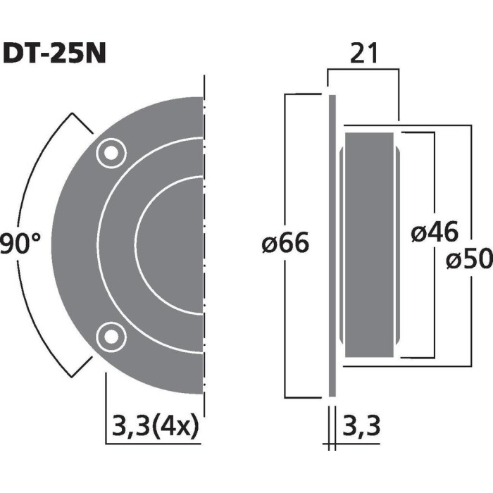 Monacor DT-25N