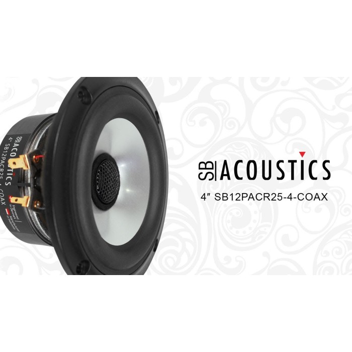 Коаксиален двулентов говорител SB Acoustics SB12PACR25-4-COAX
