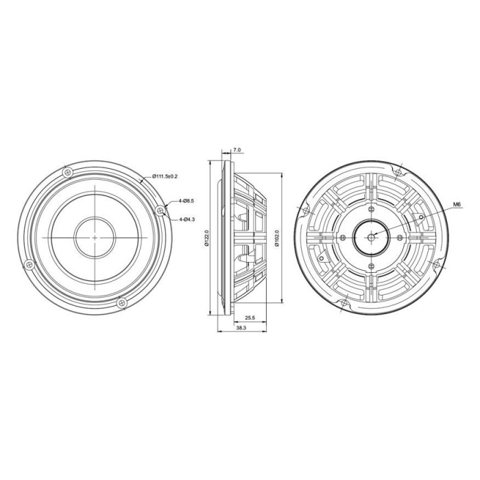 SB Acoustics SB12PFCR-00 Passive Radiator