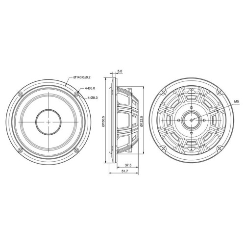 SB Acoustics SB13PFCR-00 Passive Radiator