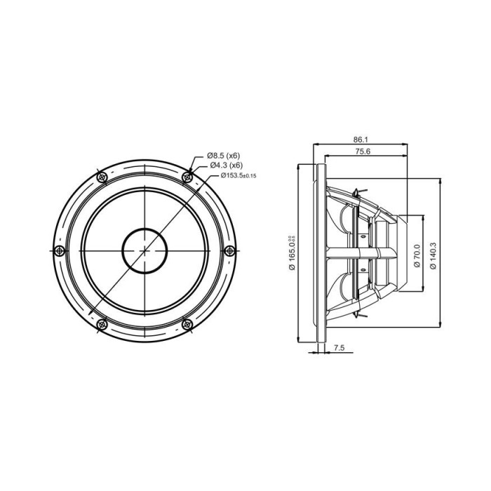 Среднотонов с 6″ конус от египетки папирус SATORI MR16P-4