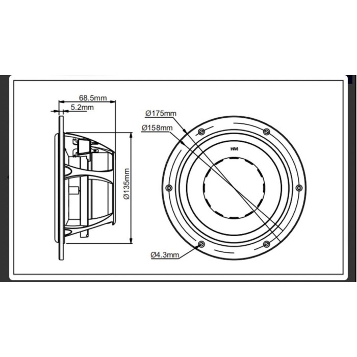 Swans D6.4MKII Hi-end Mid-bass