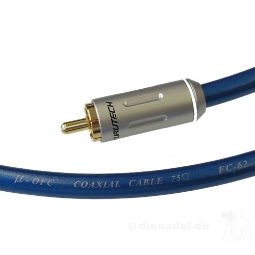 FURUTECH FC-62 Digital Interconnect Cable µ-OFC 75 Ohm Ø6.3mm