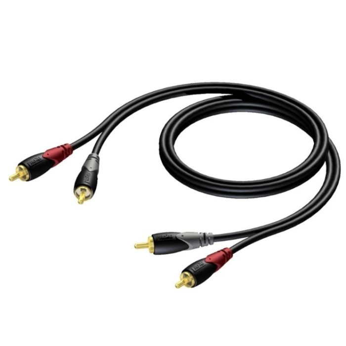 Стерео аудио кабел 0,5м. ProCab CLA800/0.5