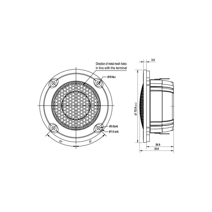 SB29BNC-C000-4 / Beryllium Dome