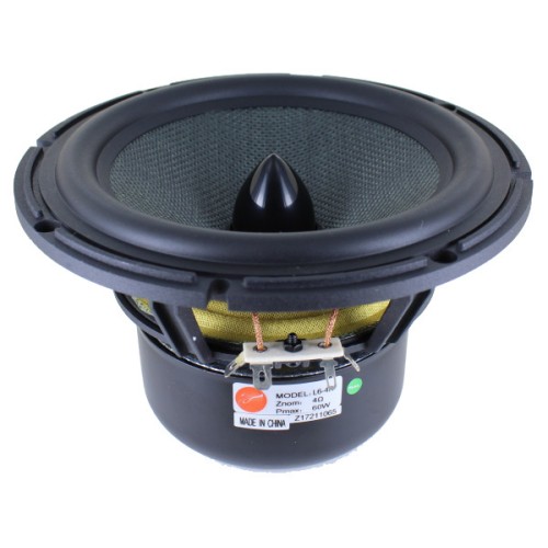 Hi-Vi L6-4R Woven Kevlar Cone Woofer with Phase Plug