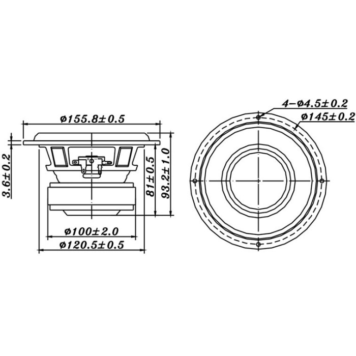 Суб-басов говорител 5″ Tang Band W5-1138 SMF