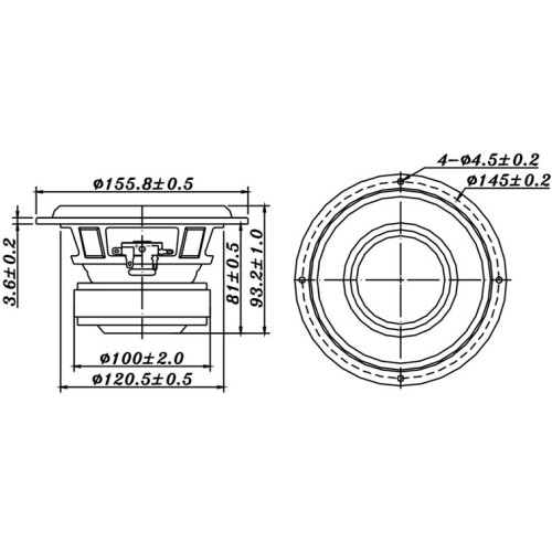 Суб-басов говорител 5″ Tang Band W5-1138 SMF