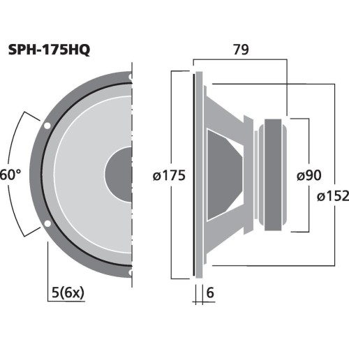 Monacor SPH-175HQ