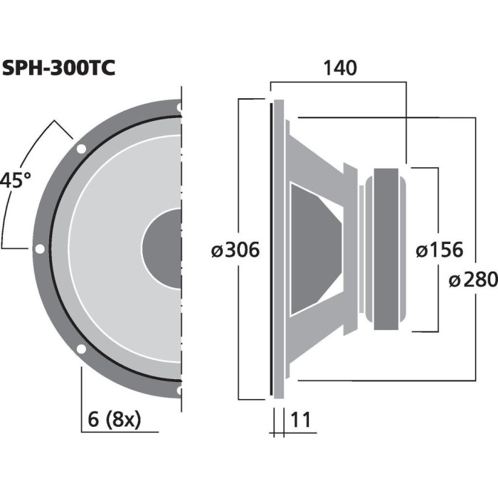 Monacor SPH-300TC