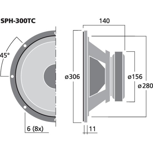 Monacor SPH-300TC