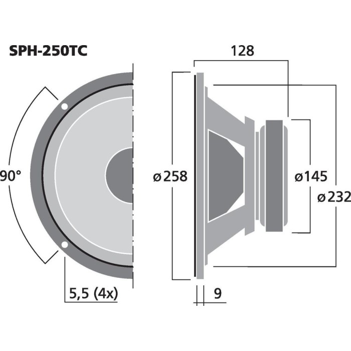 Monacor SPH-250TC