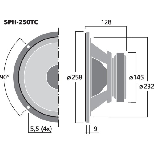 Monacor SPH-250TC