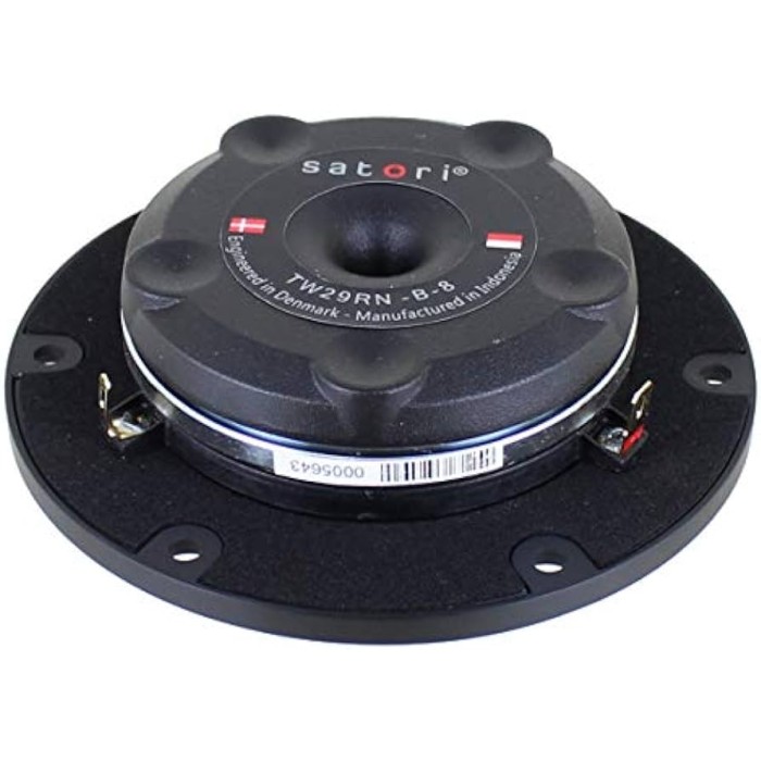 SB Acoustics Satori TW29RN-B-8 Ring Dome Tweeter