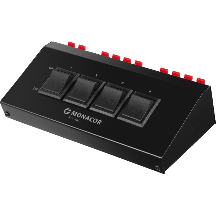 Превключвател за 4 чифта тонколони Monacor SPS-40S
