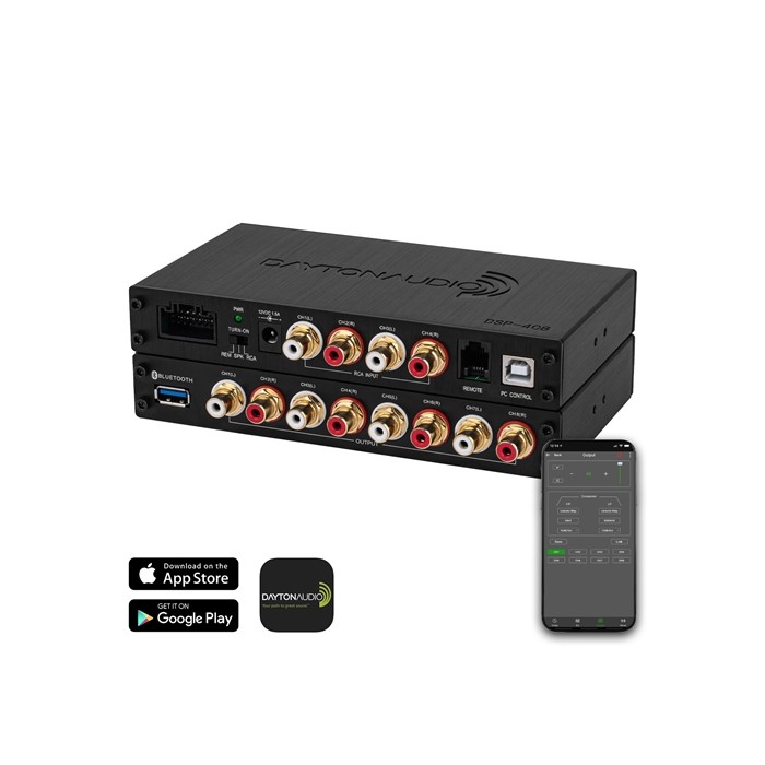 DSP-408 4x8 DSP цифров сигнален процесор за домашно и автомобилно аудио