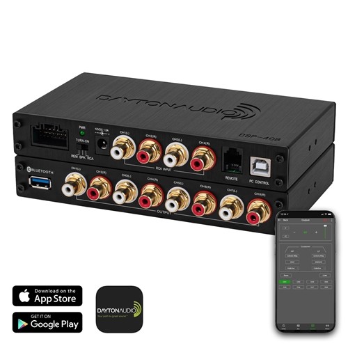 DSP-408 4x8 DSP цифров сигнален процесор за домашно и автомобилно аудио