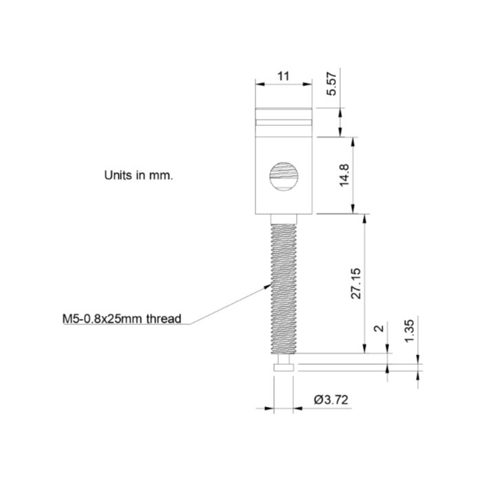 Exproject Post 4 Set of speaker pole terminals