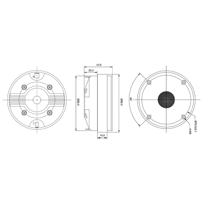 SB Audience BIANCO-34CD-T Compression Driver